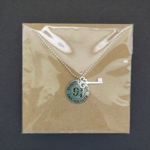Platform 9 3/4 Hogwarts Express Necklace